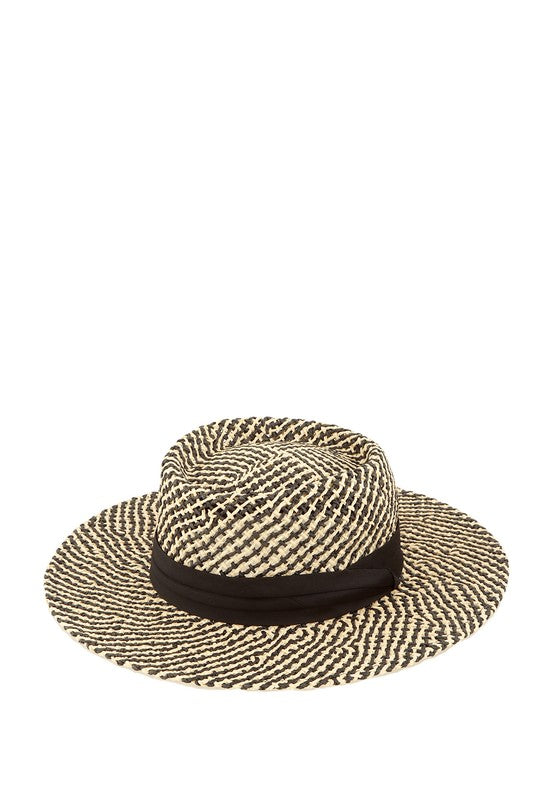 Weave Straw Brim Hat