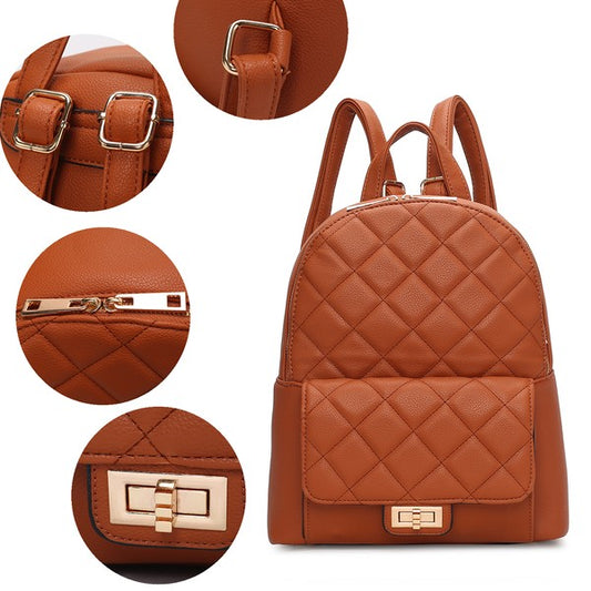MKF Dimitria Quilted Backpack