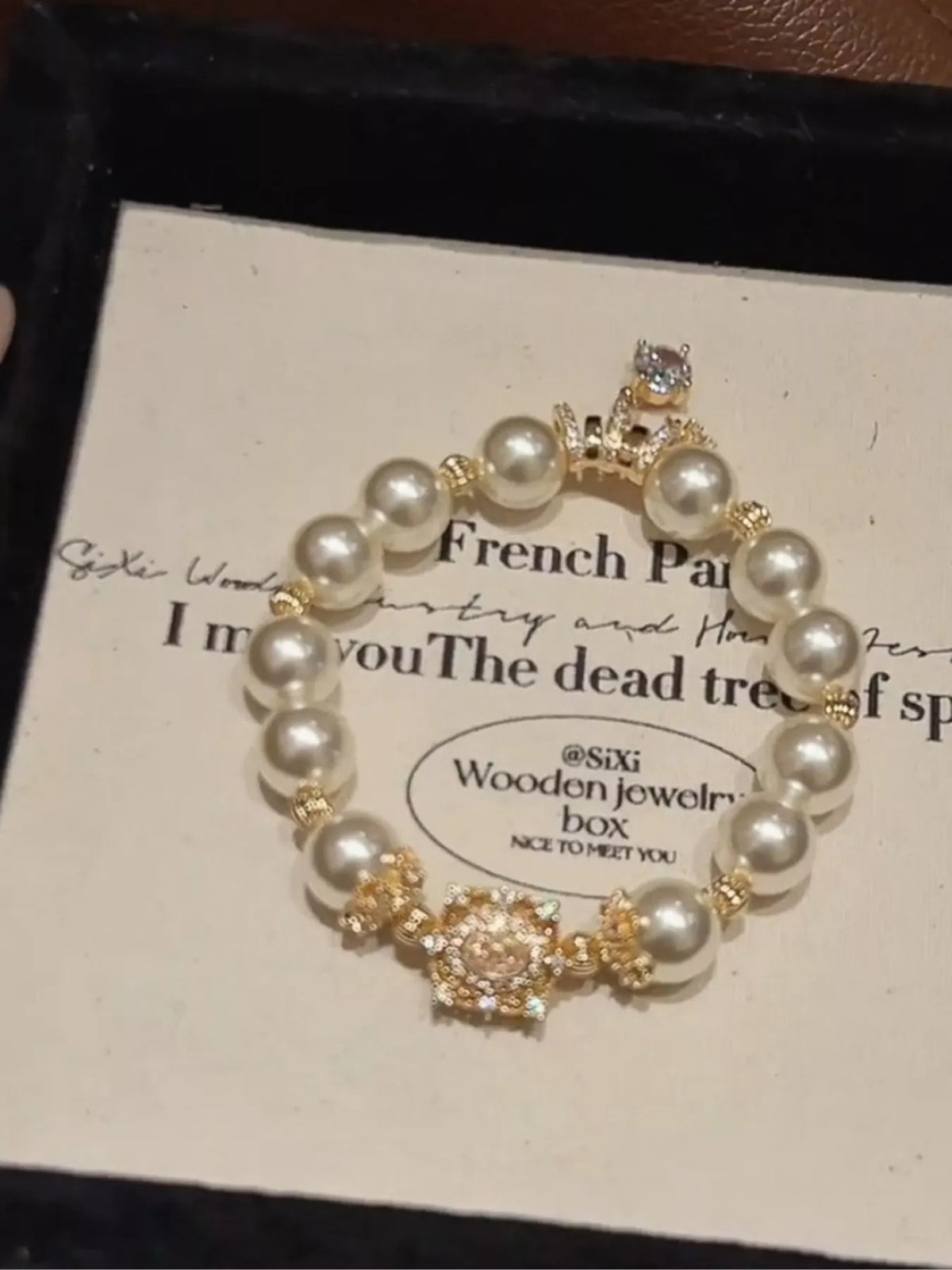 18K Gold-Plated Pearl Bracelet - alternate jewelry view