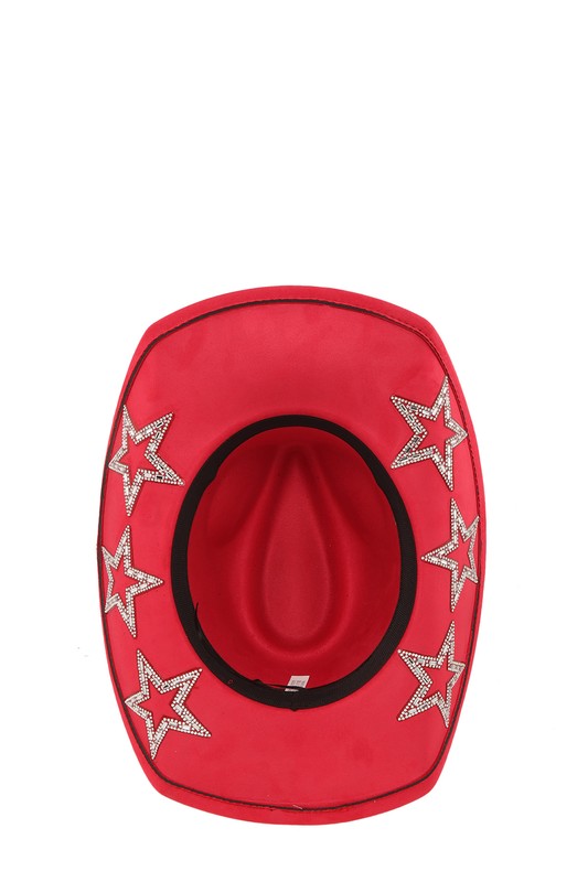 Fedora Rhinestone Stars Hat