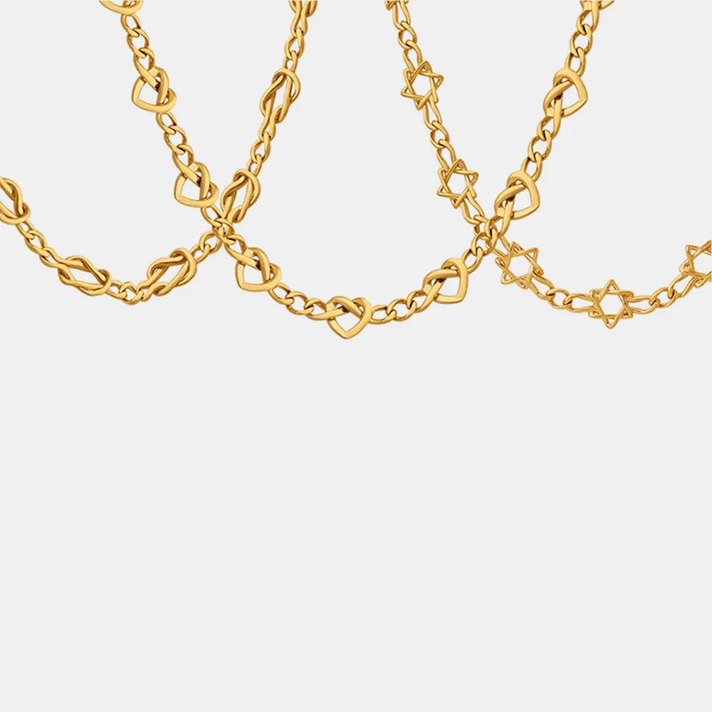 18K Gold-Plated Titanium Steel Bracelet - alternate jewelry view