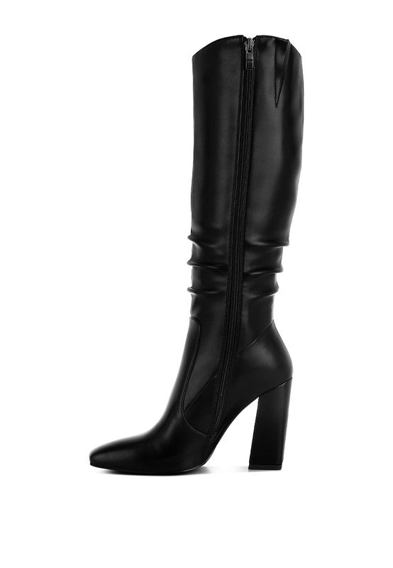 Slouchy Knee-High Boots