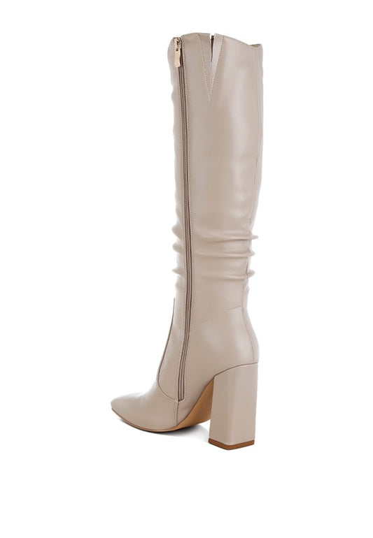 Slouchy Knee-High Boots