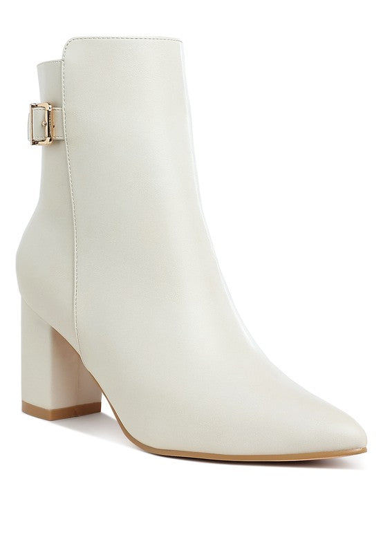 Belt Detail Ankle Boots