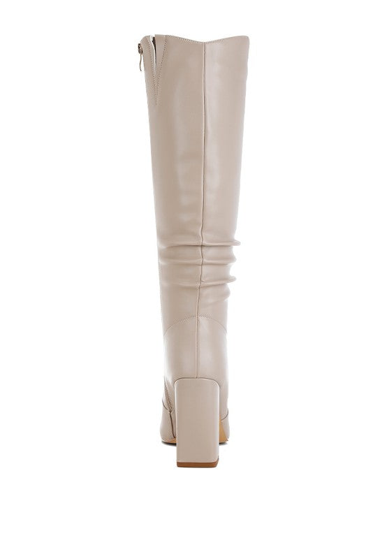 Slouchy Knee-High Boots