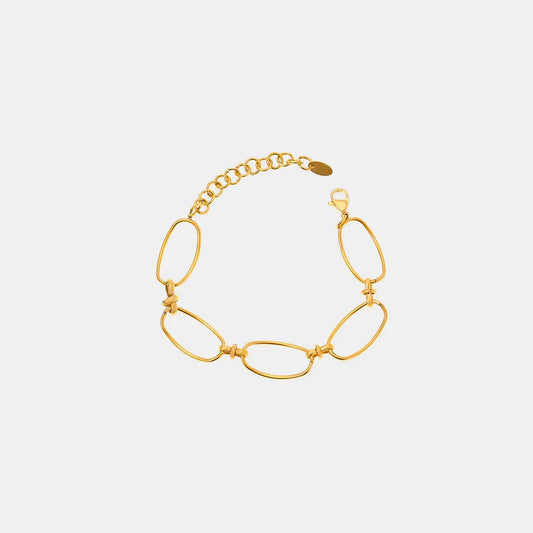 Titanium Steel Chain Bracelet in Silver - women's chain bracelet