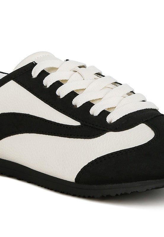 Contrast Lace Up Sneakers