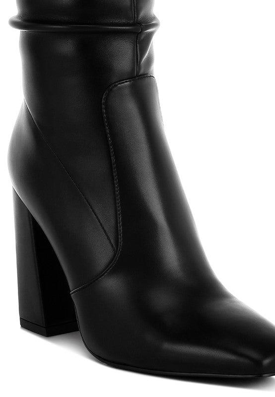 Slouchy Knee-High Boots