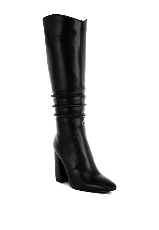 Slouchy Knee-High Boots