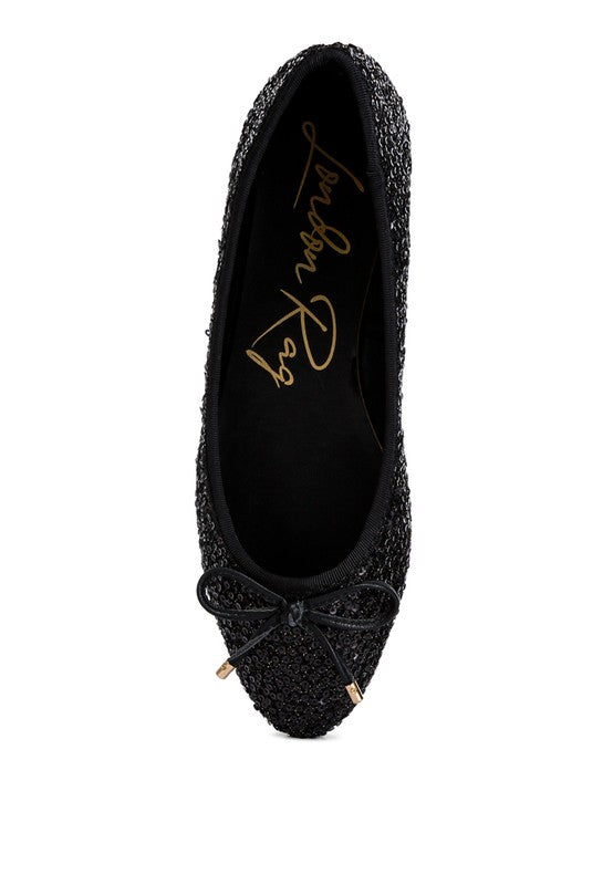 Sequin Ballet Flats
