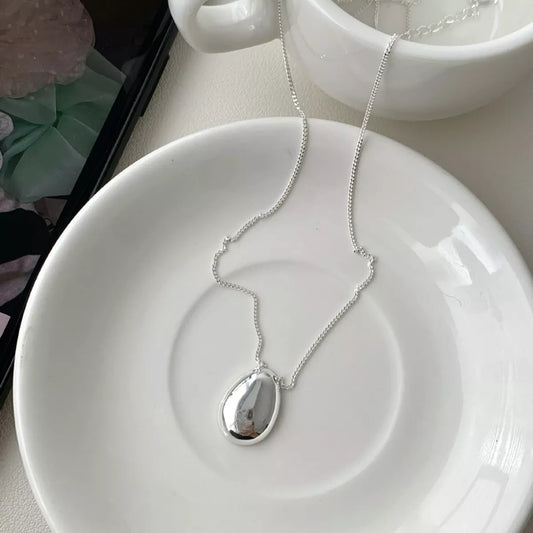 Sterling Silver Pendant Necklace - alternate necklace view