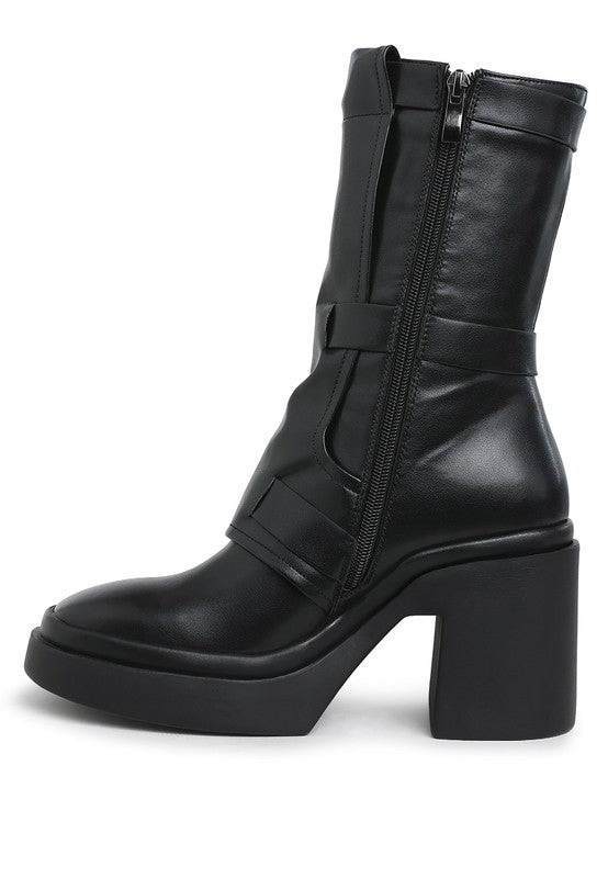 Chunky Biker Boots
