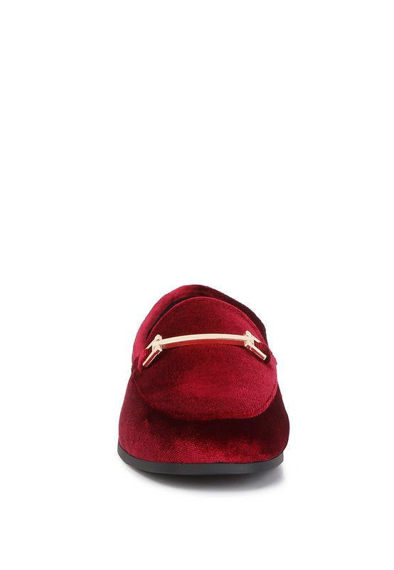 Velvet Horsebit Loafers