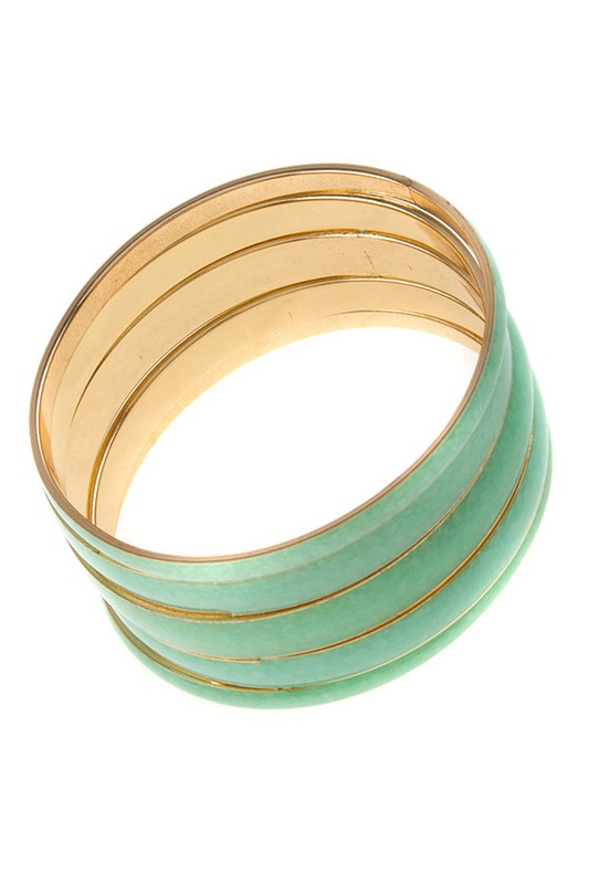 Layered Bangle Bracelets