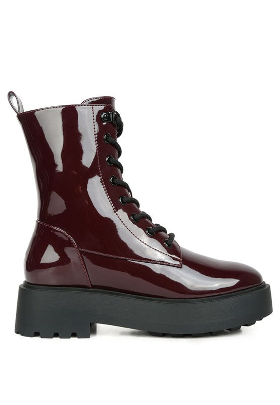 Faux Leather Boots