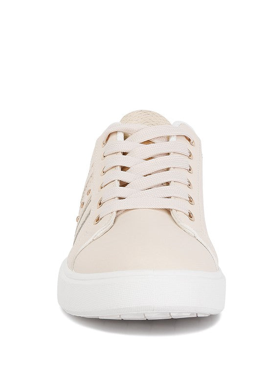 Faux Leather Sneakers