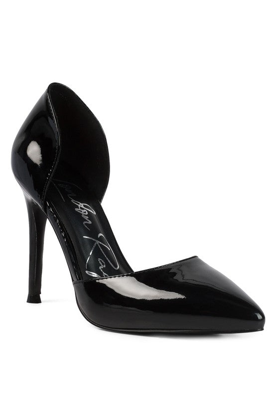 Patent Faux Leather Pumps