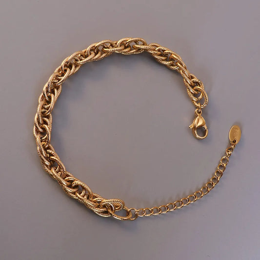 Titanium Steel Chain Bracelet in Silver - women's chain bracelet