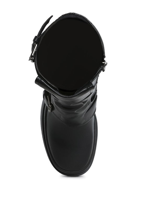 Chunky Biker Boots
