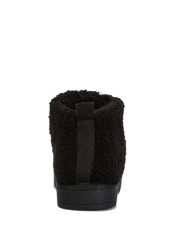 Fleece Exterior Fluffy Booties