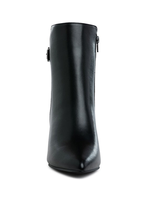 Belt Detail Ankle Boots