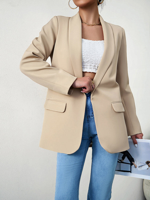Classic Open Front Blazer