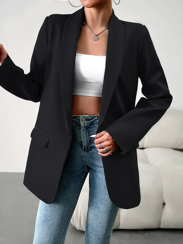 Classic Open Front Blazer