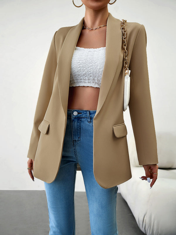Classic Open Front Blazer