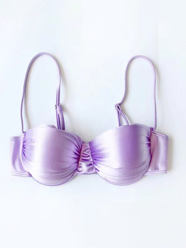 Bikini Top & Sarong Skirt Set