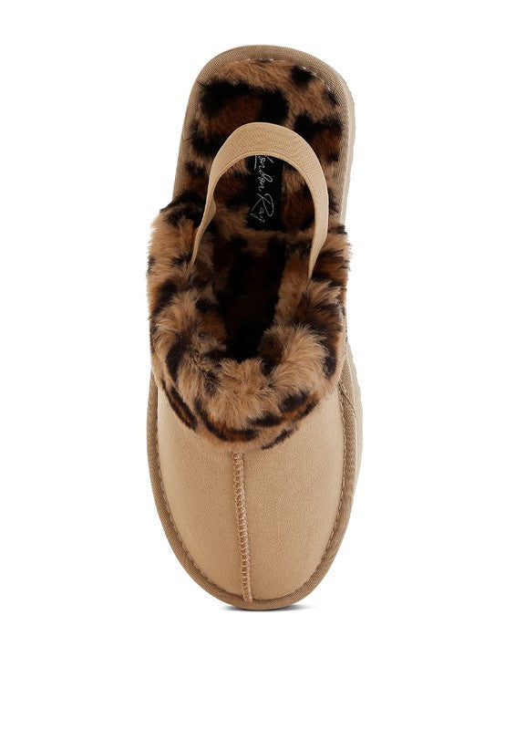 Animal Print Platform Slingback