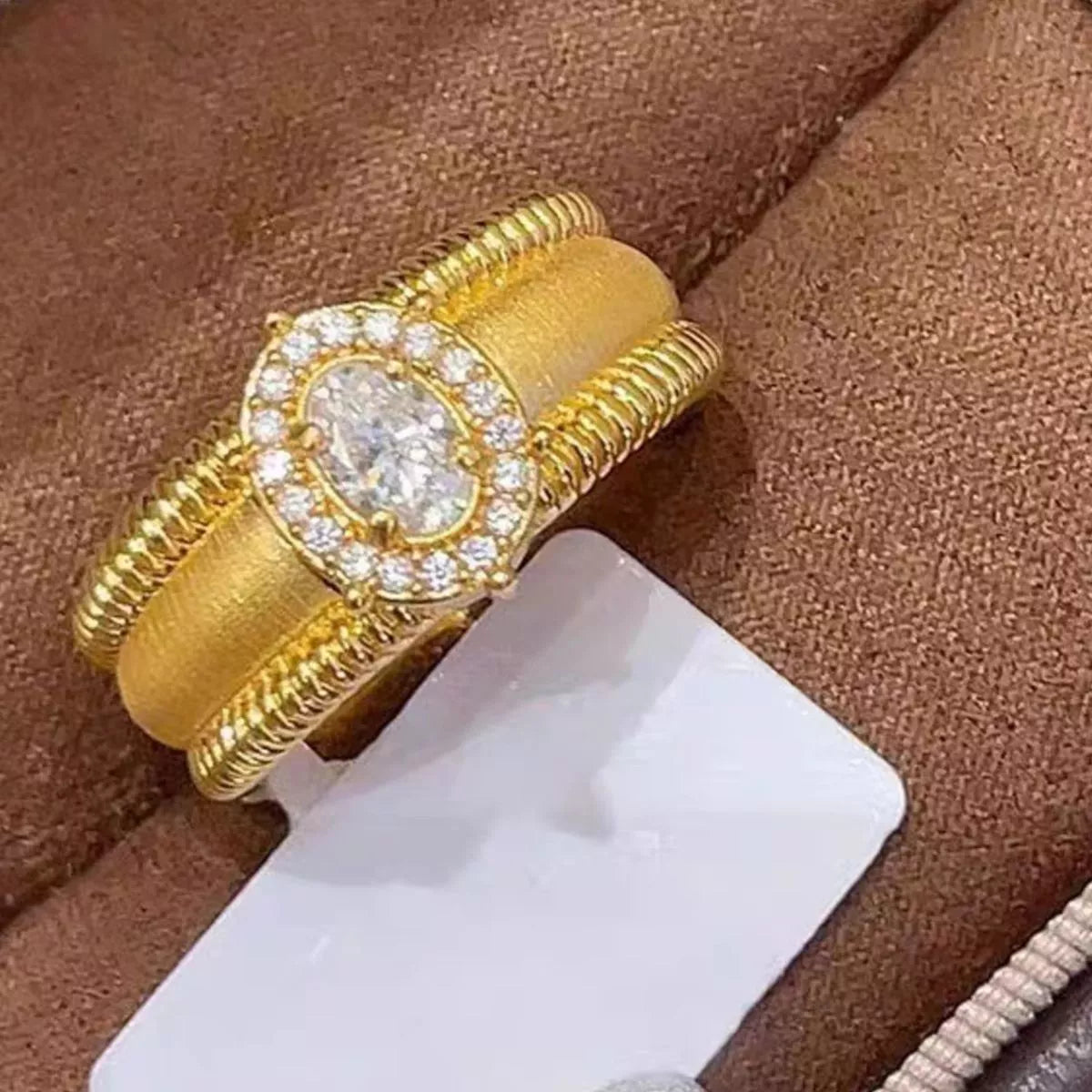 18K Gold-Plated Sterling Silver Ring - alternate ring view