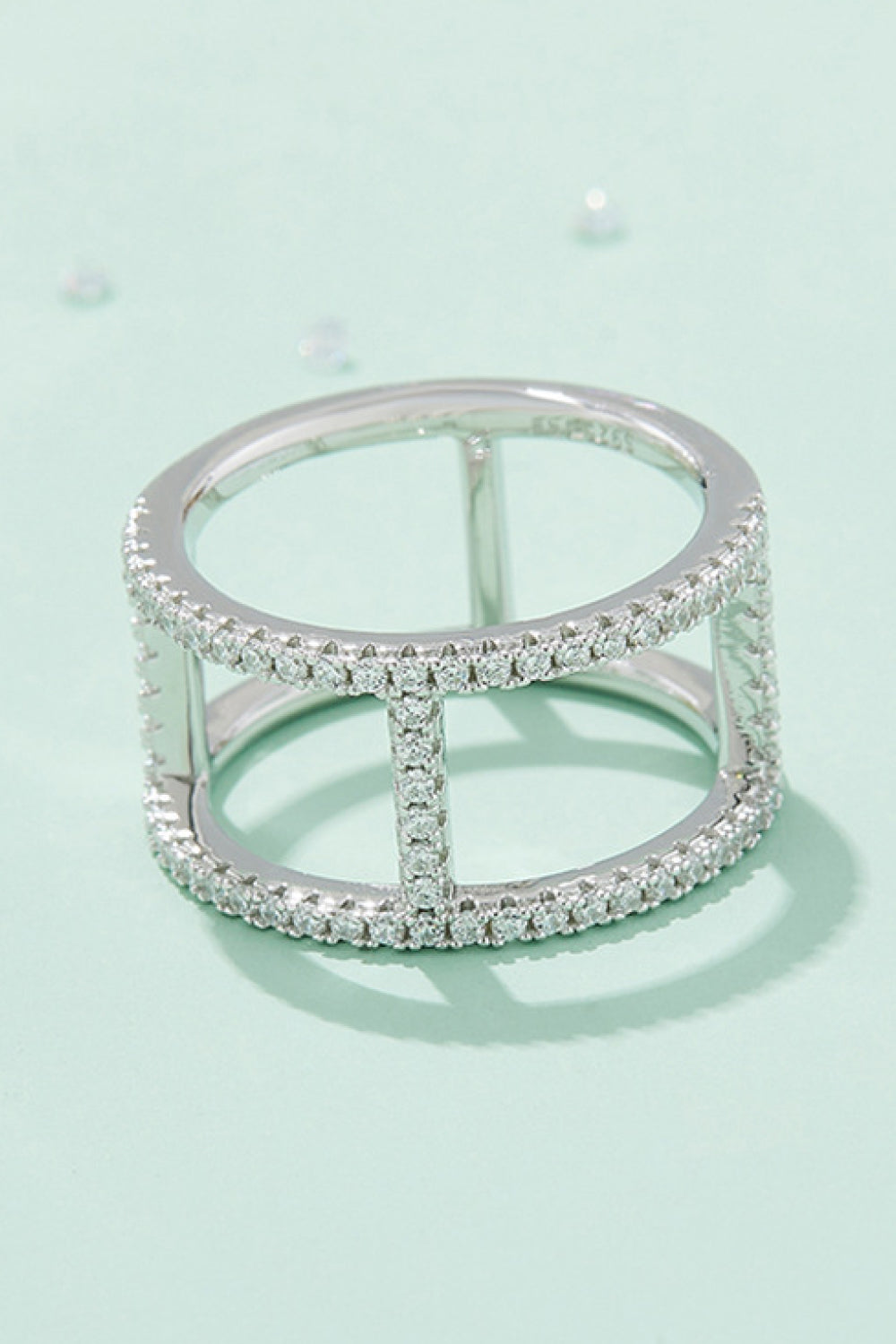 Always Get Better Moissanite Ring in Silver - women's ring