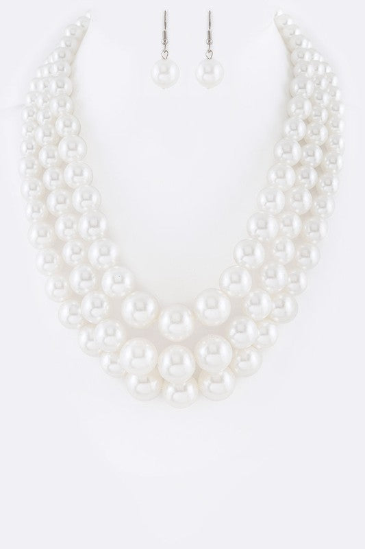 Imitation Pearl Set