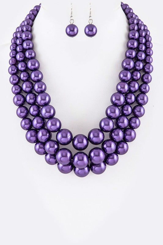 Imitation Pearl Set