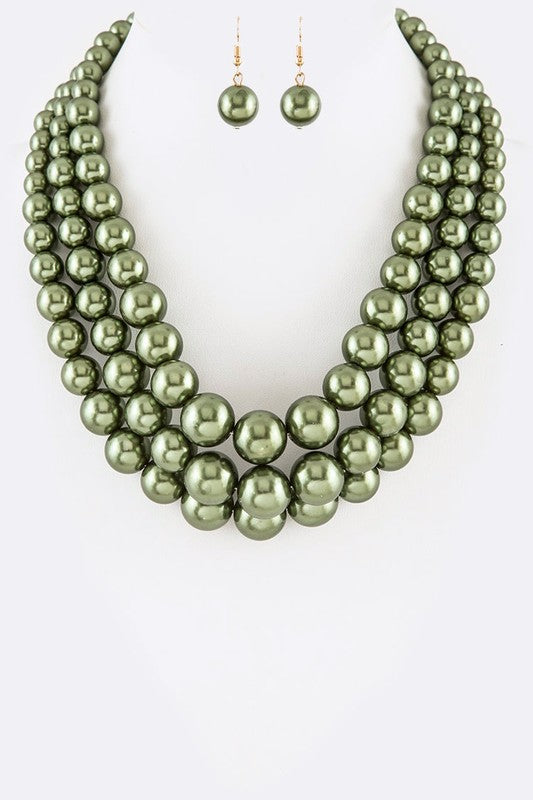 Imitation Pearl Set