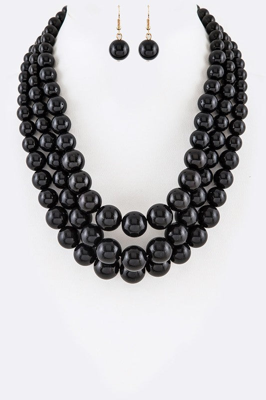 Imitation Pearl Set