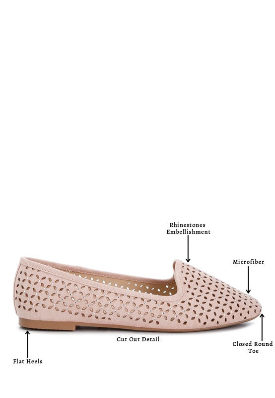 Chic Perforated Ballerinas
