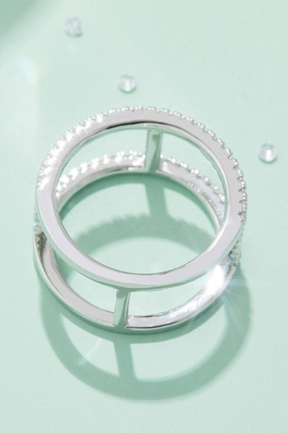 Always Get Better Moissanite Ring in Silver - women's ring