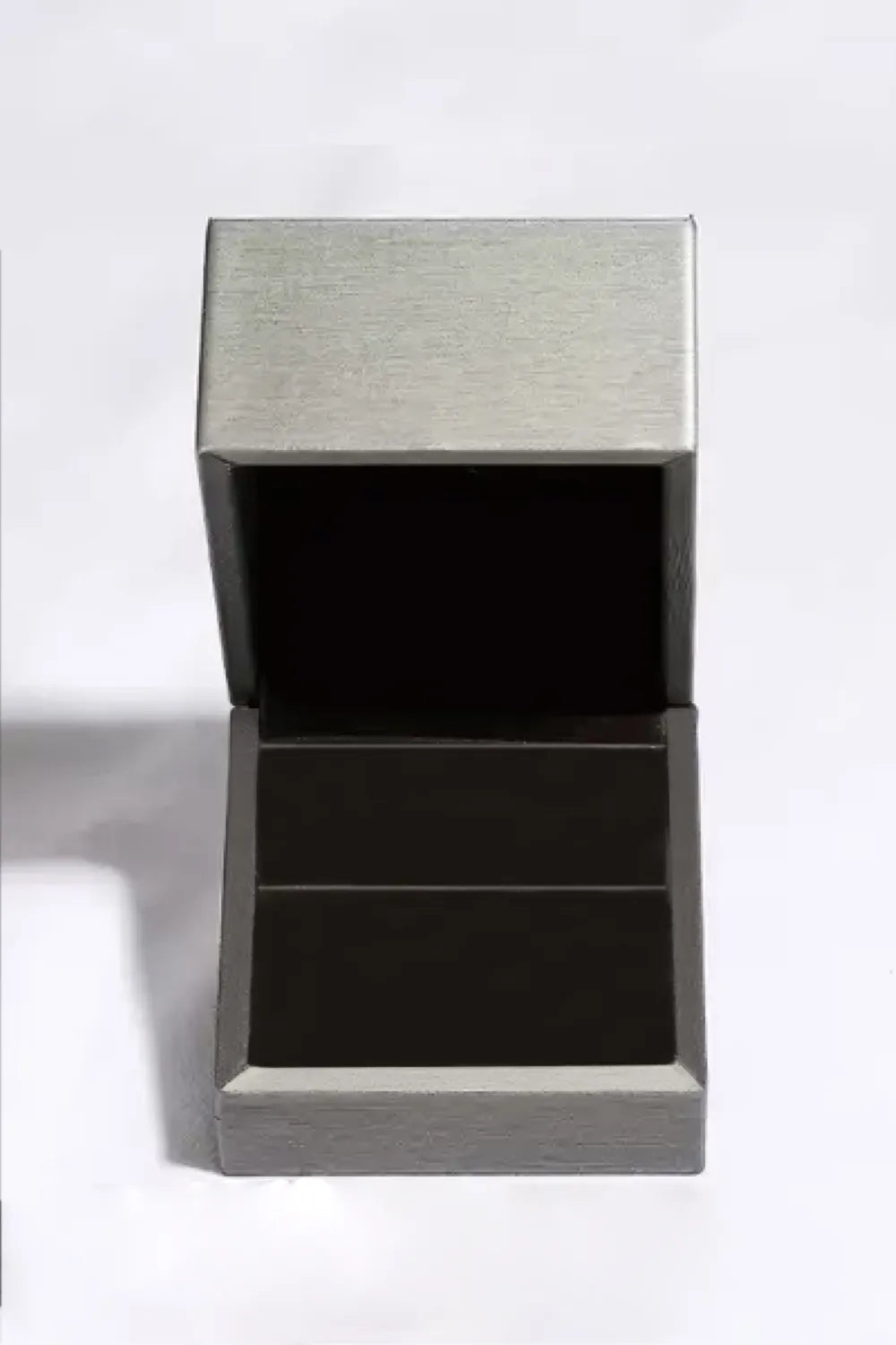 5 Carat Moissanite Sterling Silver Ring - alternate ring view