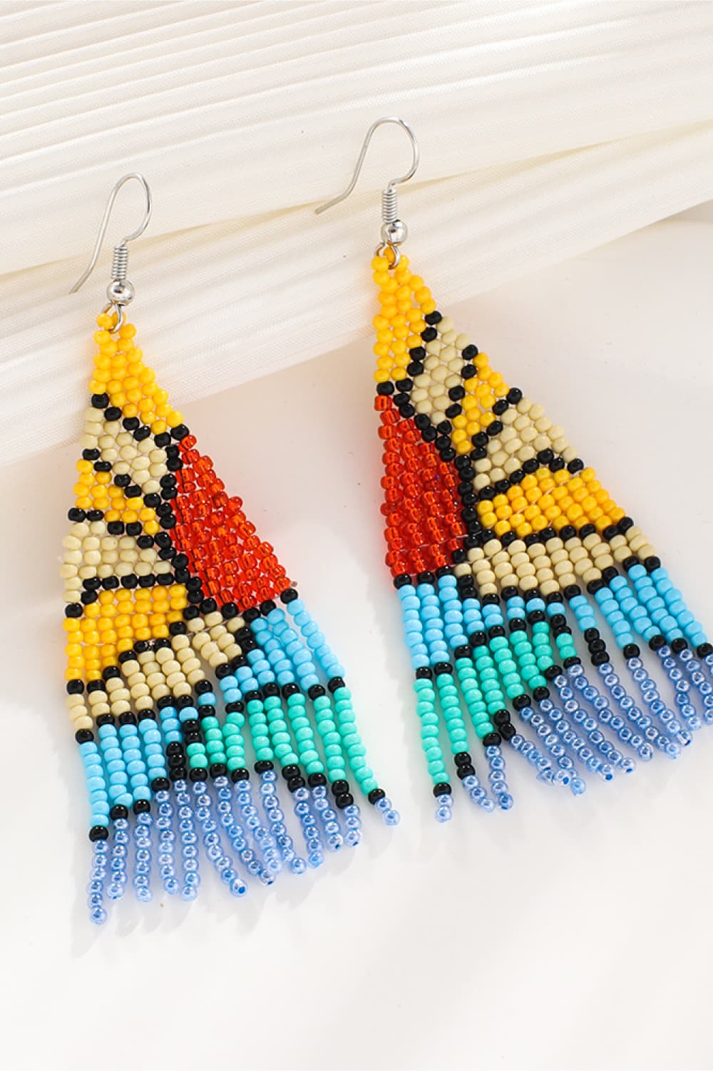 Beaded Dangle Earrings in Style B - women's dangle earrings