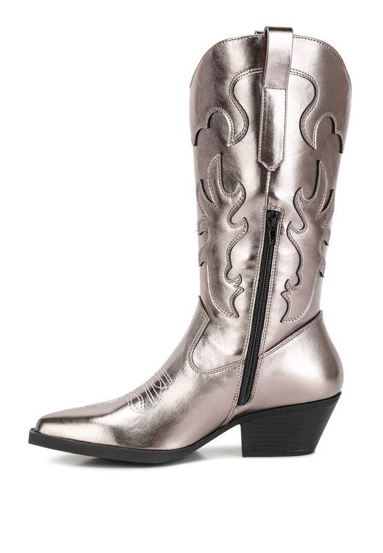 Metallic Cowboy Boots