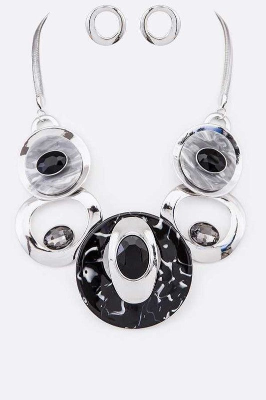 Hoops Necklace Set