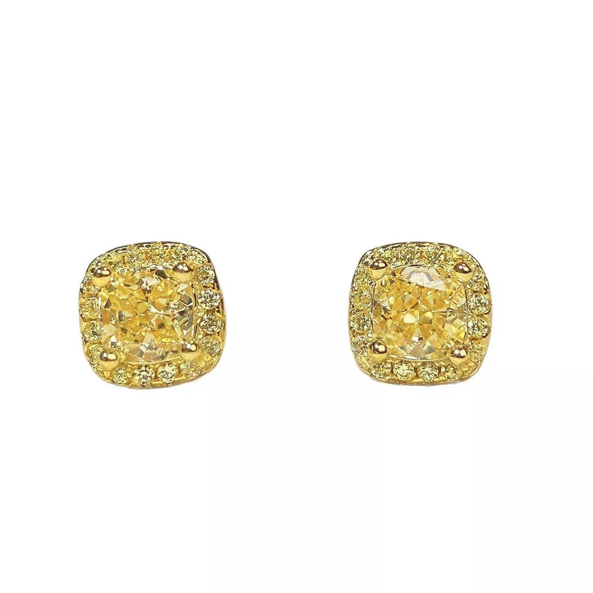 Sterling Silver Stud Earrings - alternate earring view