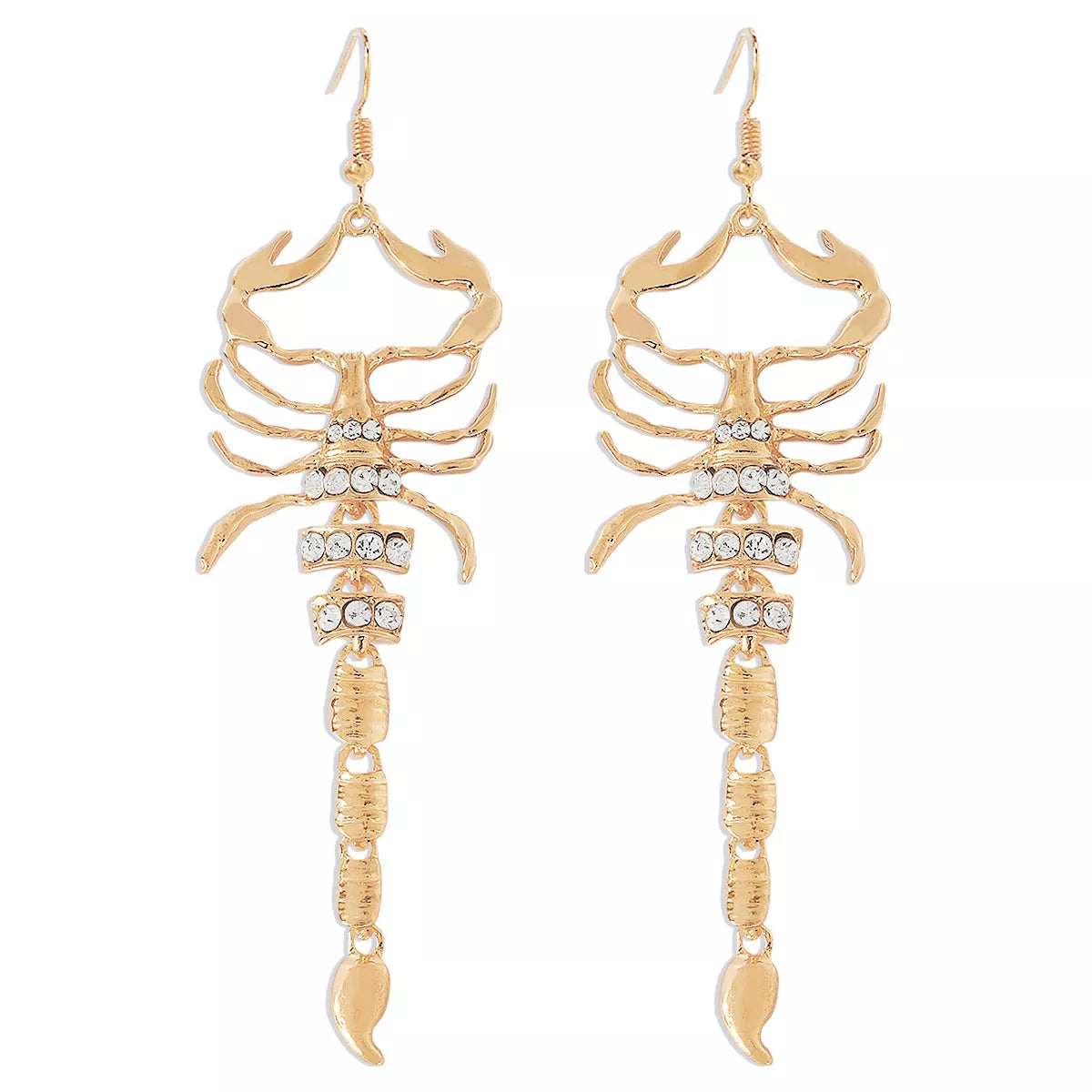 Scorpion Dangle Earrings - alternate earring view