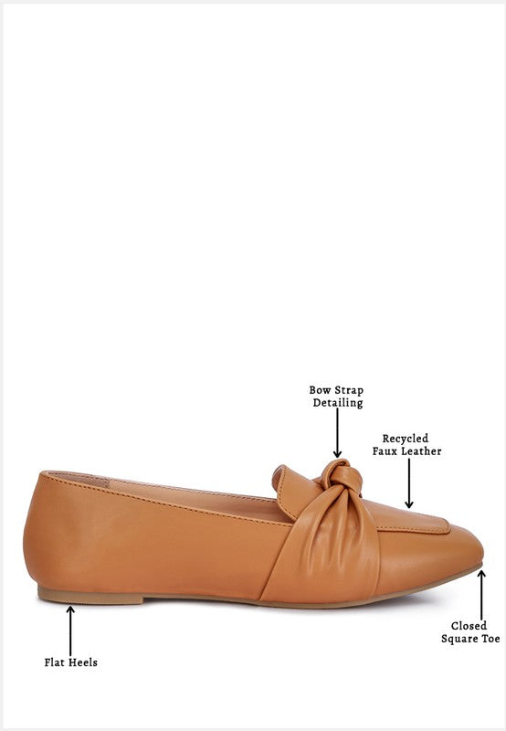 Knot Detail Loafers