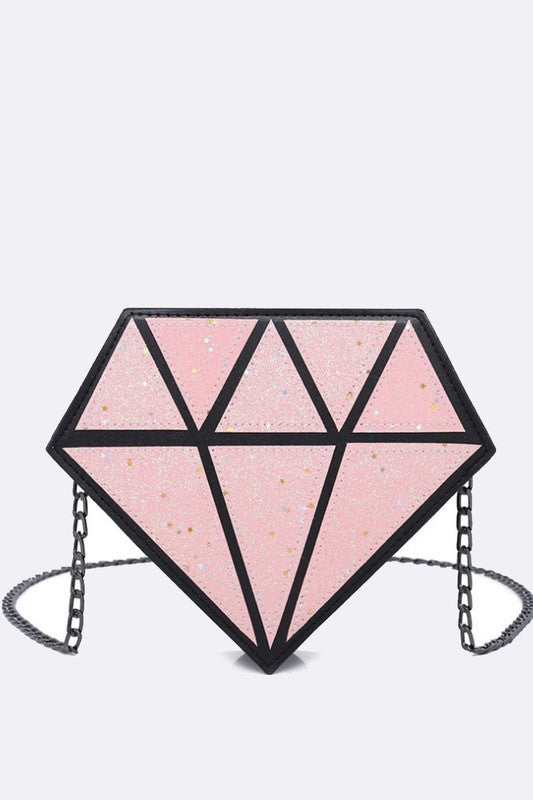 Glitter Convertible Clutch Handbag