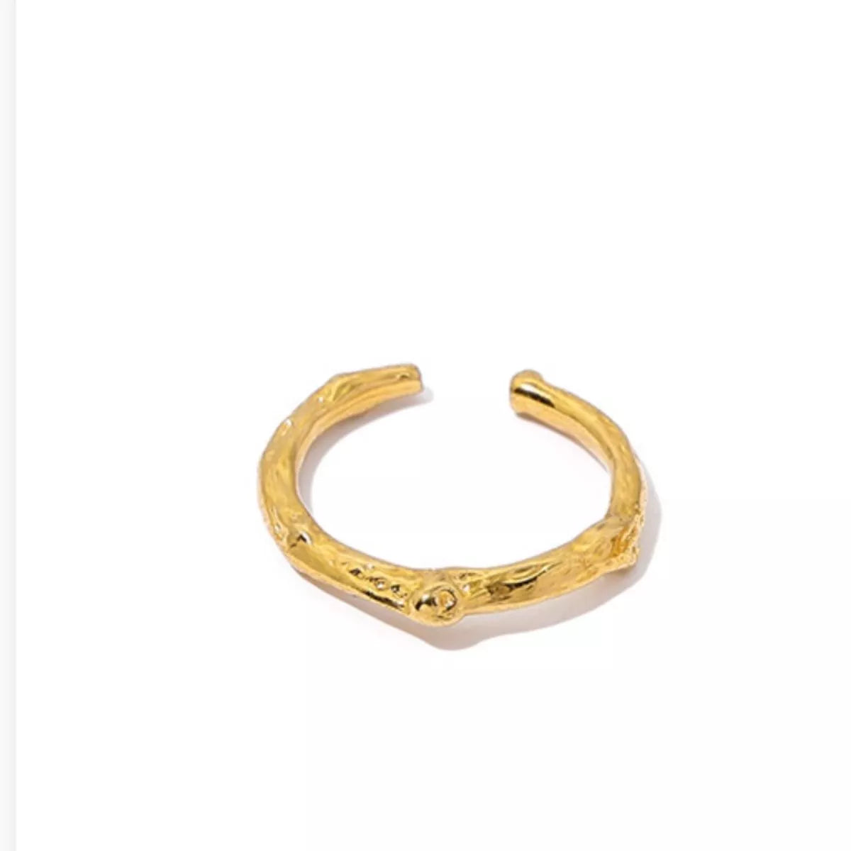 18K Gold-Plated Open Ring in Style B - women's open ring