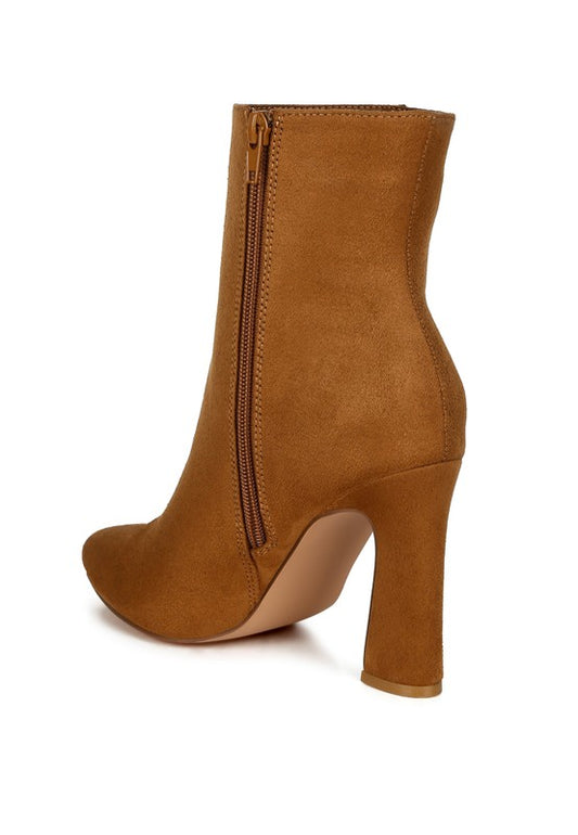 Block Heeled Ankle Boots