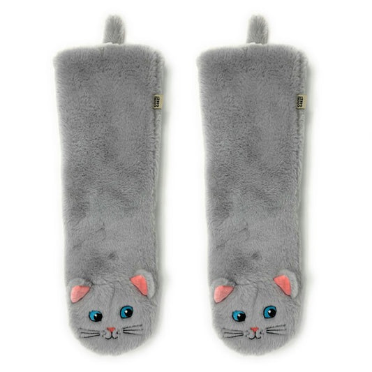 Experience ultimate comfort with our **Here Kitty Slipper Socks**! The fun animal plush design adds a playful touch, while the soft Sherpa lining keeps your feet cozy. With a non-skid bottom, these slipper socks ensure both comfort and safety. Fits US Adult Shoe Size 5-10. Free shipping on all orders. Shop now!