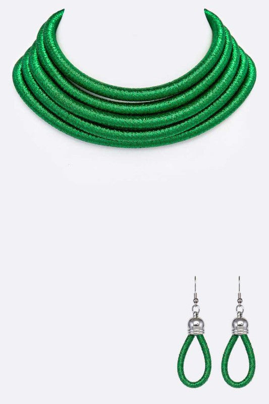 Cording Necklace Set